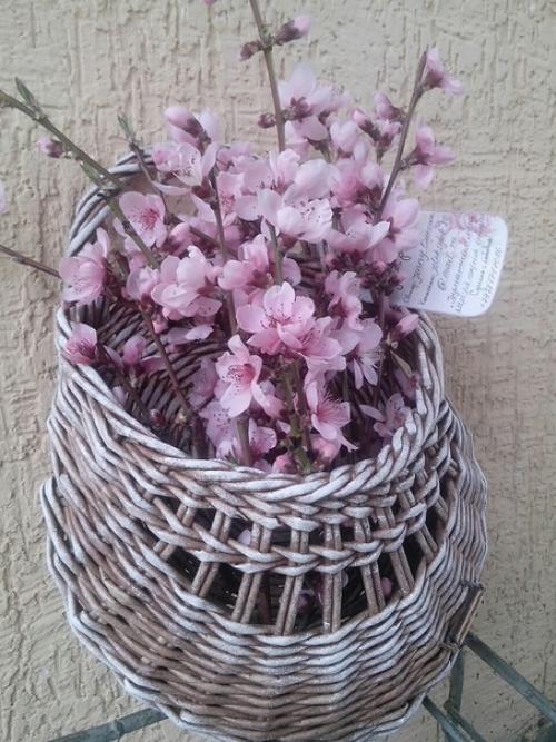 Представляю дорбаскет из бумажной лозы, украсит ваш интерьер в любое время года. 03