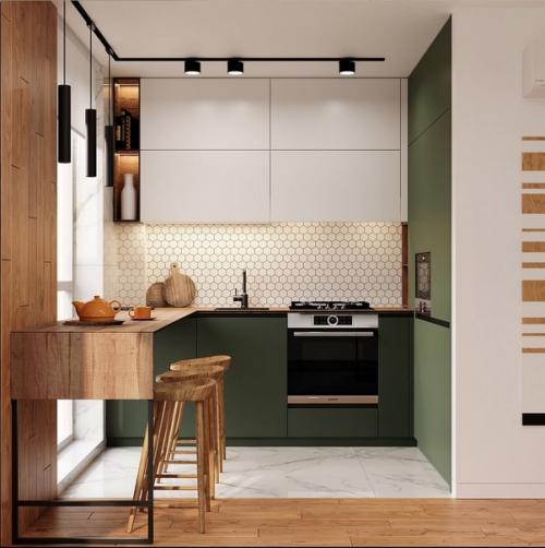 Это уютная и стильная квартира площадью 62 квадратных метра, которую спроектировали для молодой семьи. 02