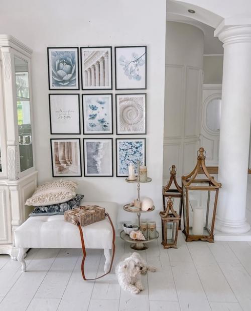 Хозяйка этого белоснежного интерьера стиль своего дома как эклектичный определяет. 07