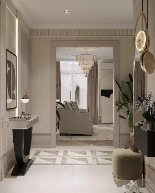 Какой из двух вариантов прихожей вы бы предпочли для своего дома: первый или второй? 01