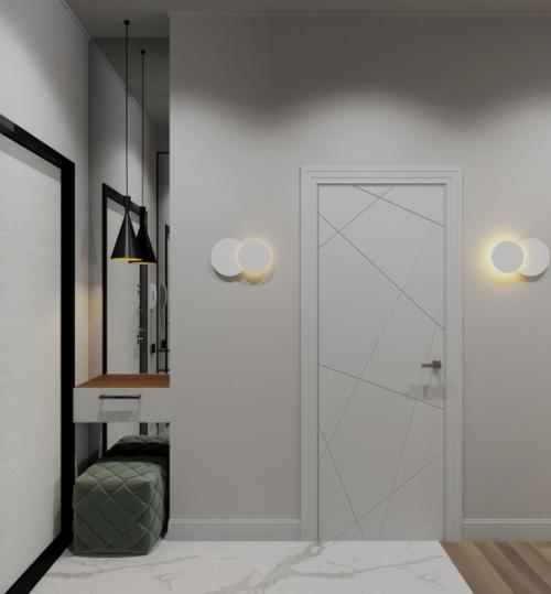 Фрагмент работы, квартира в Москве. 02