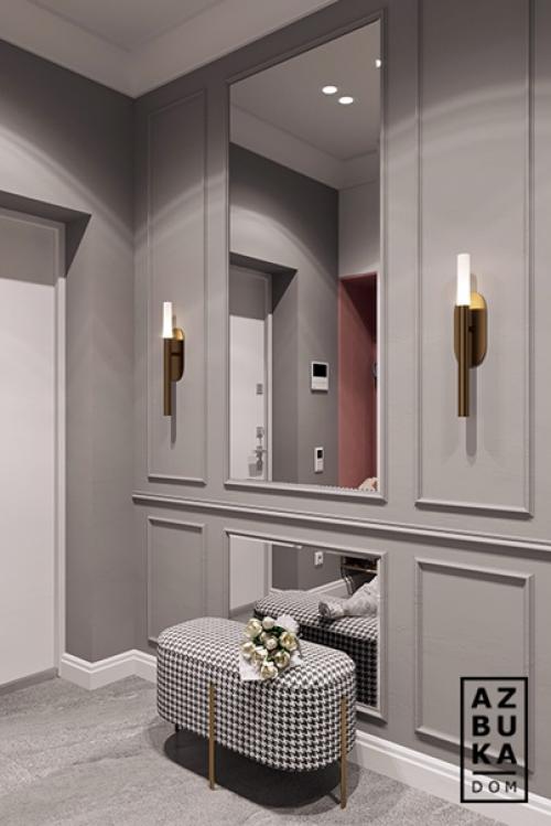 В этом проекте постарались совместить современный подход к проектированию интерьеров и классические декоративные элементы. 09