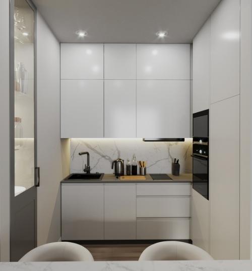 Фрагмент работы, квартира в Москве. 03