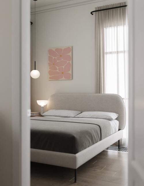 Проект 1-комнатной квартиры 37 м 2 в ЖК квартал Che в Санкт-петербурге. 05