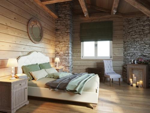 Здесь мы решили немного пошалеть от стиля шале Уральские Альпы. 09