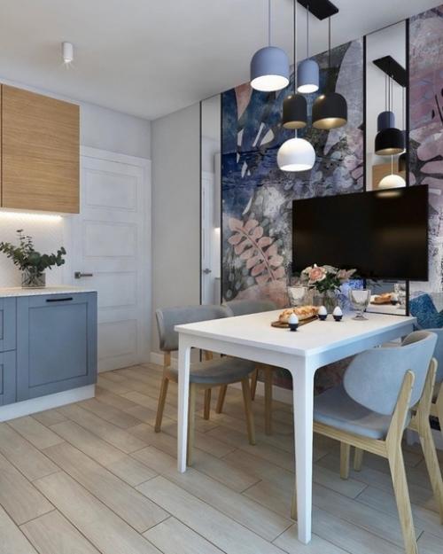 Очень стильная и современная кухня. 02