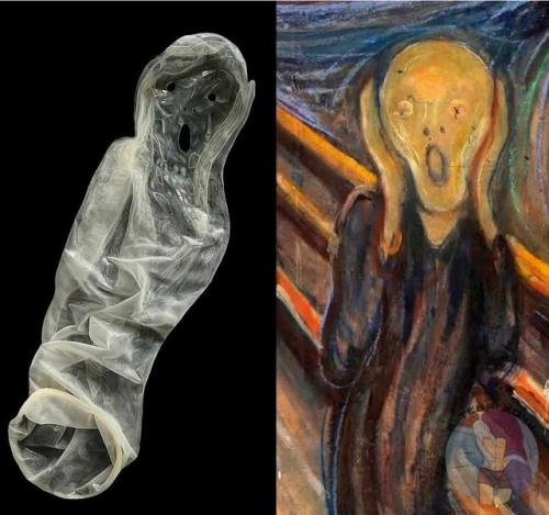 Сначала кажется, что это просто странные картины … но потом узнаешь, из чего они сделаны.

