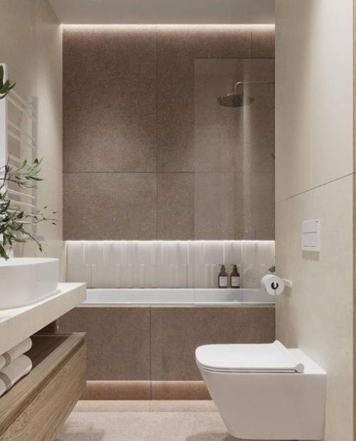 Интерьер квартиры. В светлых оттенках. 08