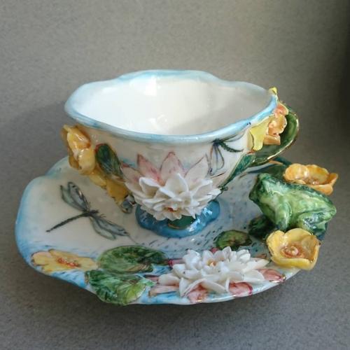 Фактурная керамика с яркими красками. 02