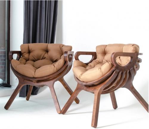 Кресло ракушка.  Уникальный дизайн кресла, украсит интерьер любого дома. 01