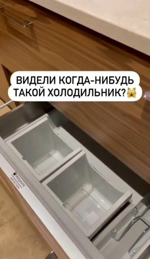 Такого, вы точно никогда не видели: скрытый холодильник в гарнитуре. 02
