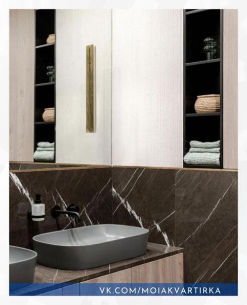 При оформлении интерьера этой квартиры современный тренд использовали. 03