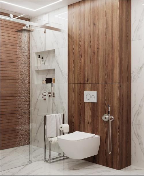 Это уютная и стильная квартира площадью 62 квадратных метра, которую спроектировали для молодой семьи. 09