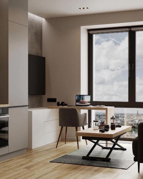 Квартира - студия площадью 25 кв. 02