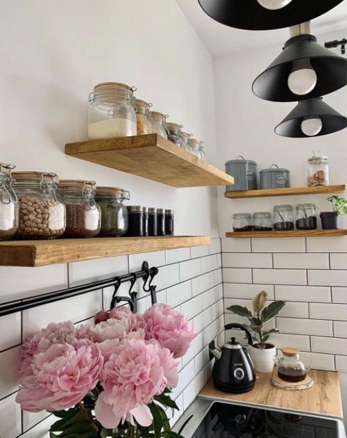 Интерьер кухни. В скандинавском стиле. 02