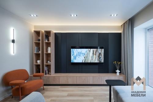 Новая работа - установили мебель в гостиную. 01