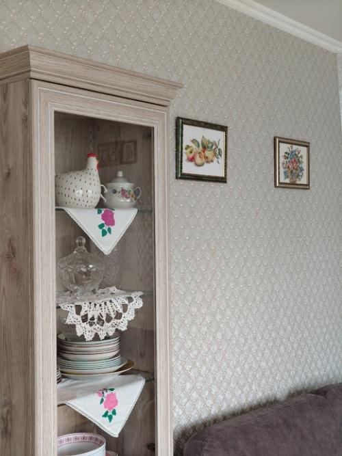 Домашний пост.  Мои комнатные цветы и вышивка в интерьере. 07