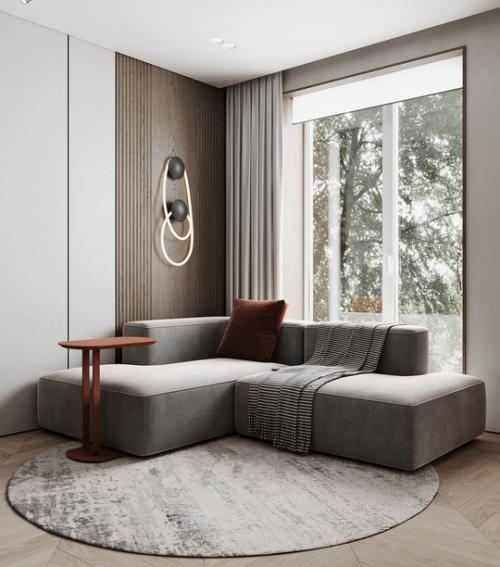 Кухня - гостиная + прихожая площадью 33, 5 кв. 03