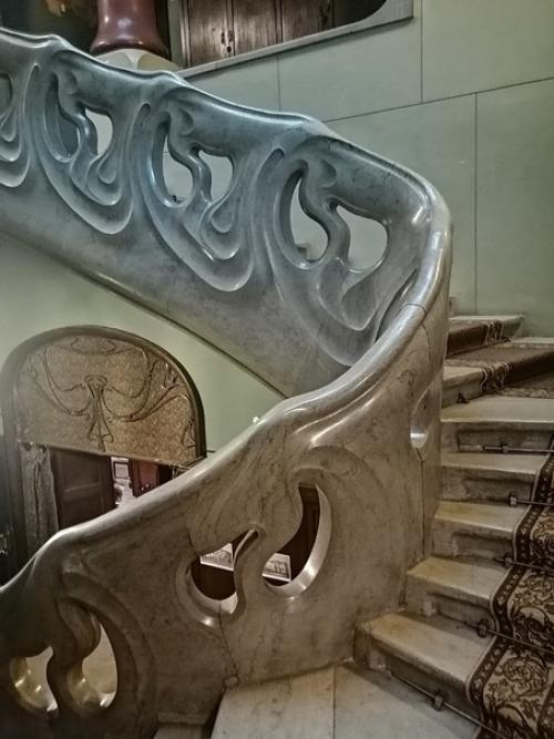 Интереснейшее место посетили мы в прошедшие выходные - дом на малой никитской, построенный Шехтелем по заказу магната рябушинского. 08