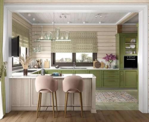 Интерьер дома. В светлых тонах. 06