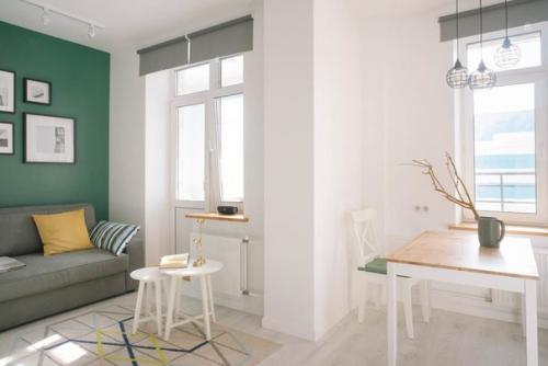 Светлый скандинавский интерьер для двоих на 32 квадратных метрах. 04