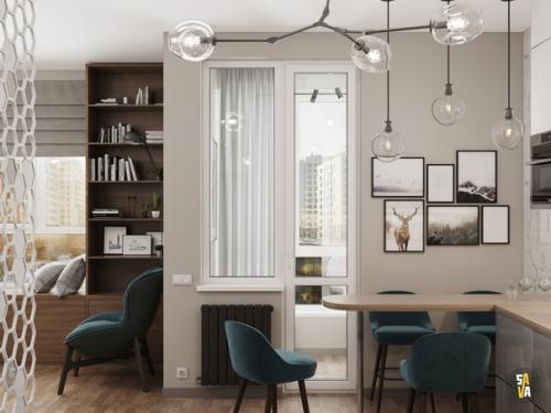 Однокомнатная квартира, 38 кв. 01