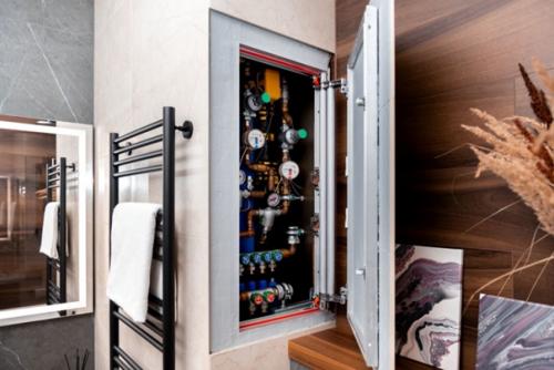 Дизайн совмещенного санузла в современном стиле. 04