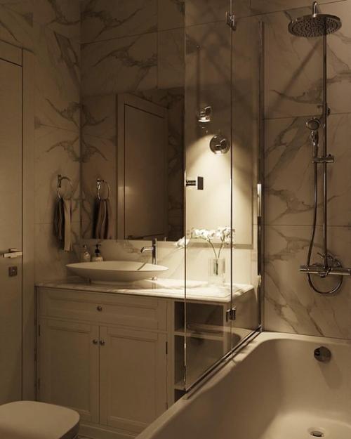 Мы оцениваем дизайн ванной комнаты. 03