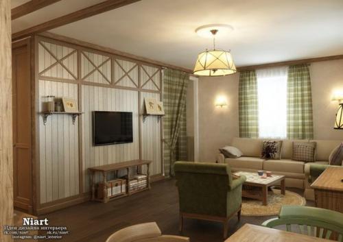 Дизайн - проект квартиры в стиле кантри. 03