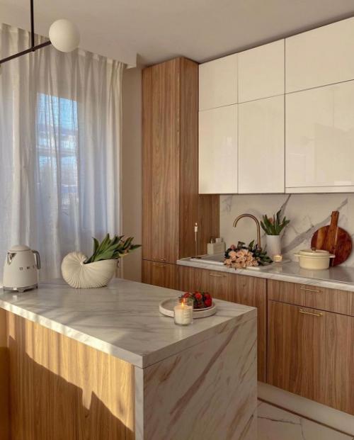 Вряд ли кто-то сможет угадать стиль интерьера кухни. 04