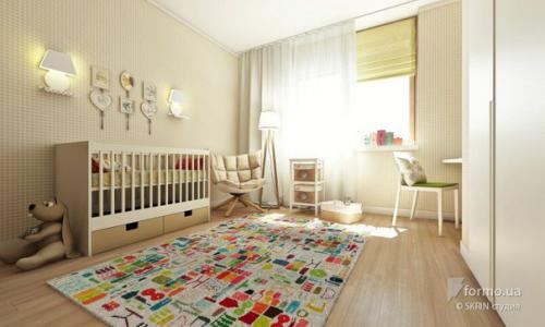 Фото уютных интерьеров с обоями в скандинавском стиле: 05