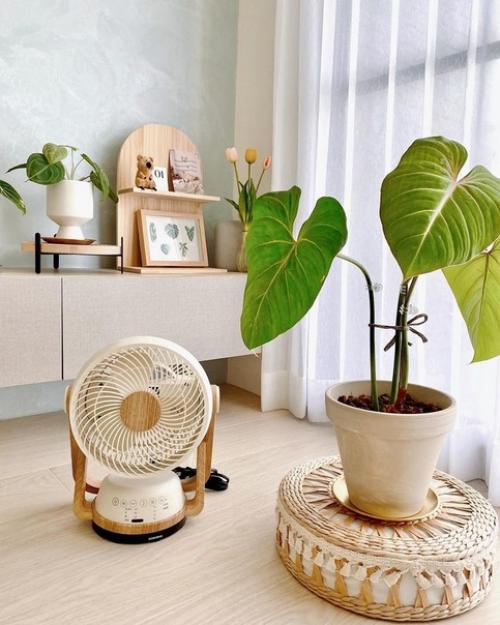 Детали скандинавского интерьера в китайской квартире, где очень любят дерево. 04