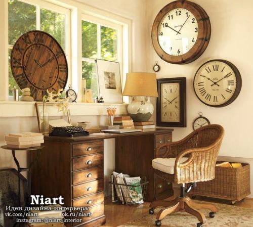 Часы в интерьере. 09