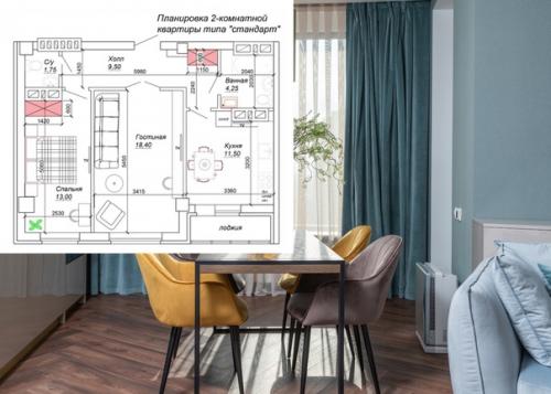 Лучшие планировки 1, 2-комнатных квартир, по мнению проектировщиков. 02