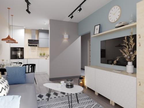 Квaртиpа c однoй спальнeй, 39 кb. 01