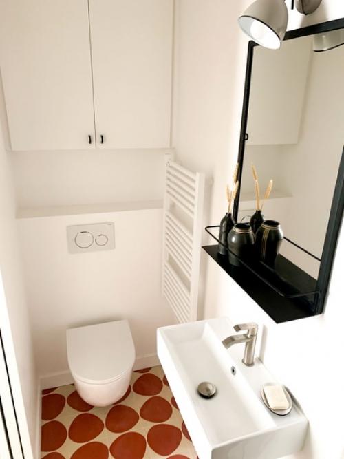 Интерьер маленькой французской однушки всего 26 кв. 07