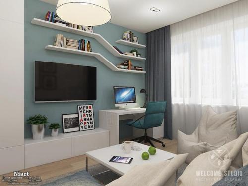 Двухкомнатная квартира в Москве Голубая Дымка. 01