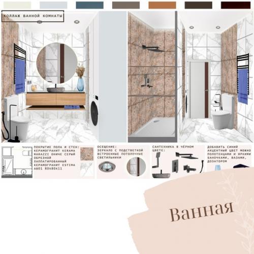 От черновой отделки до гармоничного дизайна: история превращения 48 квадратных метров в уютный и функциональный дом для Жанны и Алексея! 05