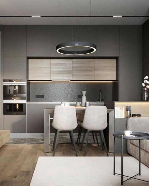 Такие проекты очень гармонично сочетают в себе что-то от современного стиля, что-то от минимализма. 01