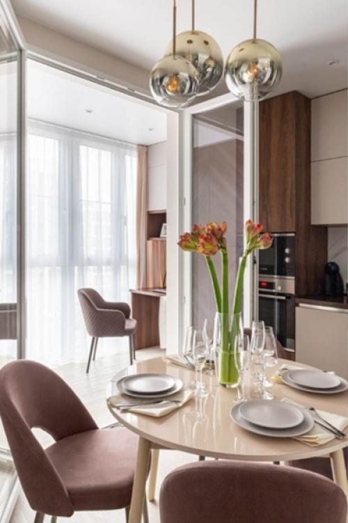 2 х - комнатная квартира в теплой цветовой гамме. 03