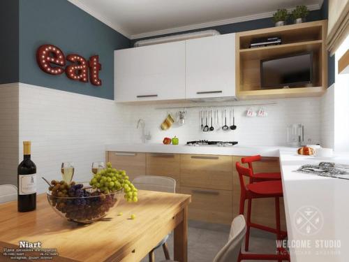 Двухкомнатная квартира в Москве Голубая Дымка. 02