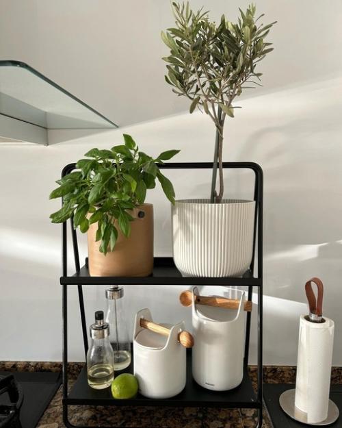 Белый и зеленый - одни из самых популярных цветов в дизайне интерьера, а особенно в скандинавском. 07