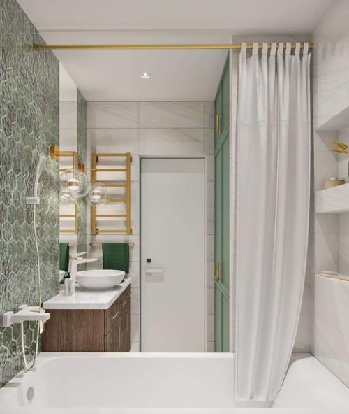 Интерьер ванной комнаты. 03