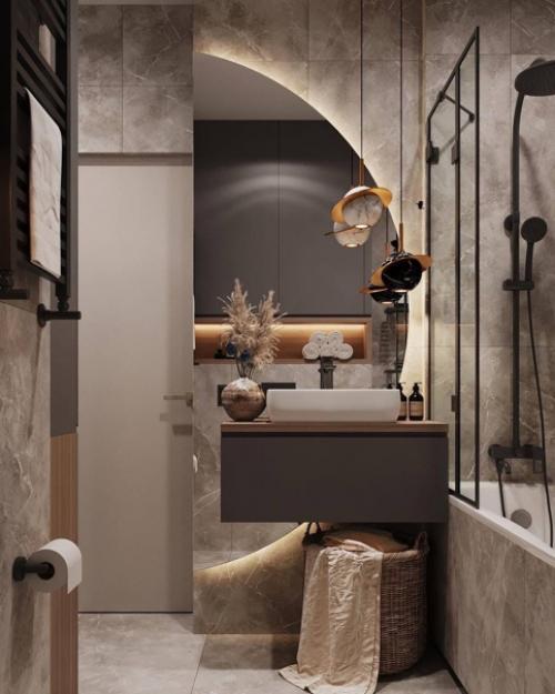 Стандартную ванную комнату площадью 3, 9 кв. 02