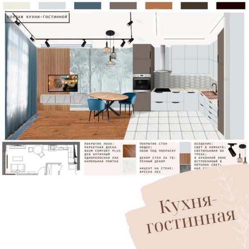 От черновой отделки до гармоничного дизайна: история превращения 48 квадратных метров в уютный и функциональный дом для Жанны и Алексея! 03