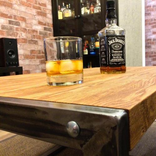 Брутальный кофейный стол в стиле лофт! 04