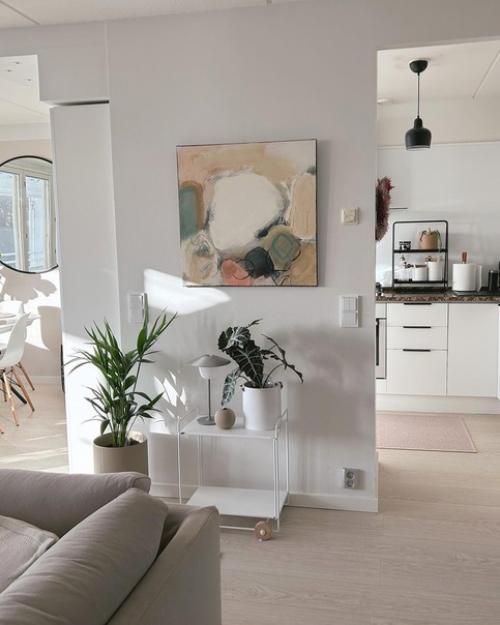 Белый и зеленый - одни из самых популярных цветов в дизайне интерьера, а особенно в скандинавском. 04