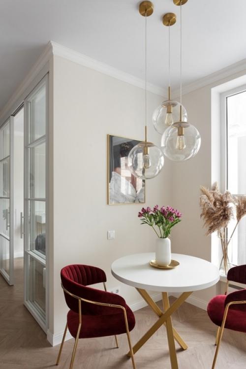 Перепланировка типовой 1-комнатной квартиры 35, 5 кв. 02