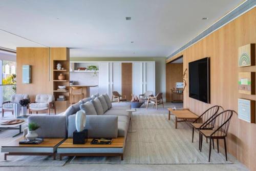 Свежий интерьер с видом на Рио. 04