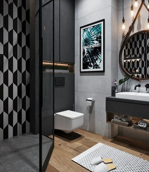 Дизайн - проект этой квартиры в новой боровой хочется рассматривать бесконечно - столько здесь интересных и необычных деталей. 09